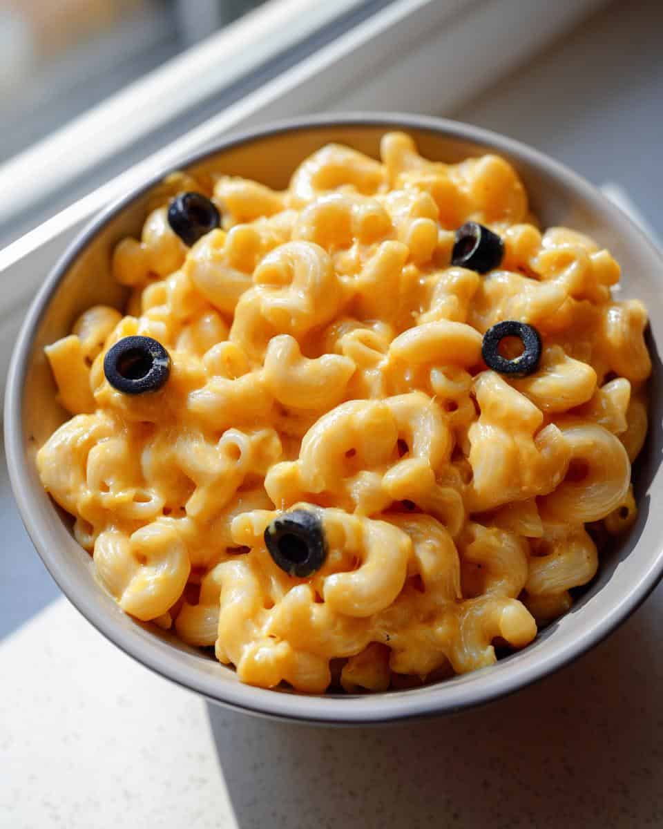 Spooky Ghost Mac and Cheese - detail 2