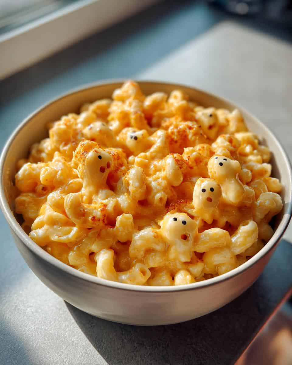 Spooky Ghost Mac and Cheese - detail 3