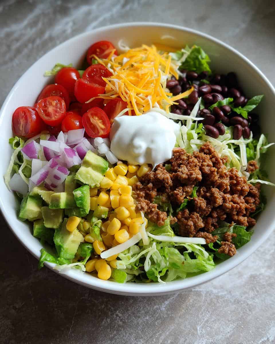 Turkey Taco Salad Bowls - detail 1