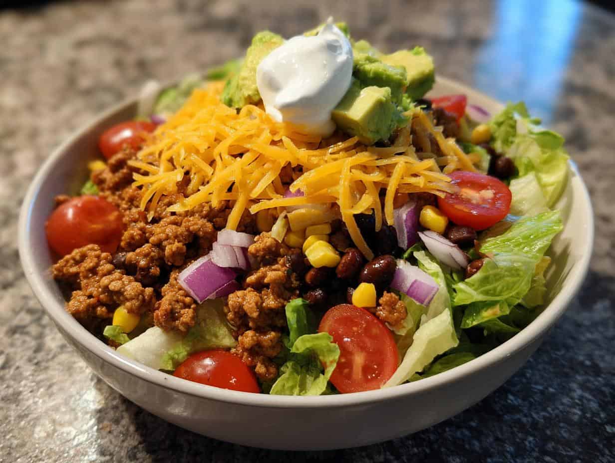 7 Amazing Turkey Taco Salad Bowls: Delicious & Easy