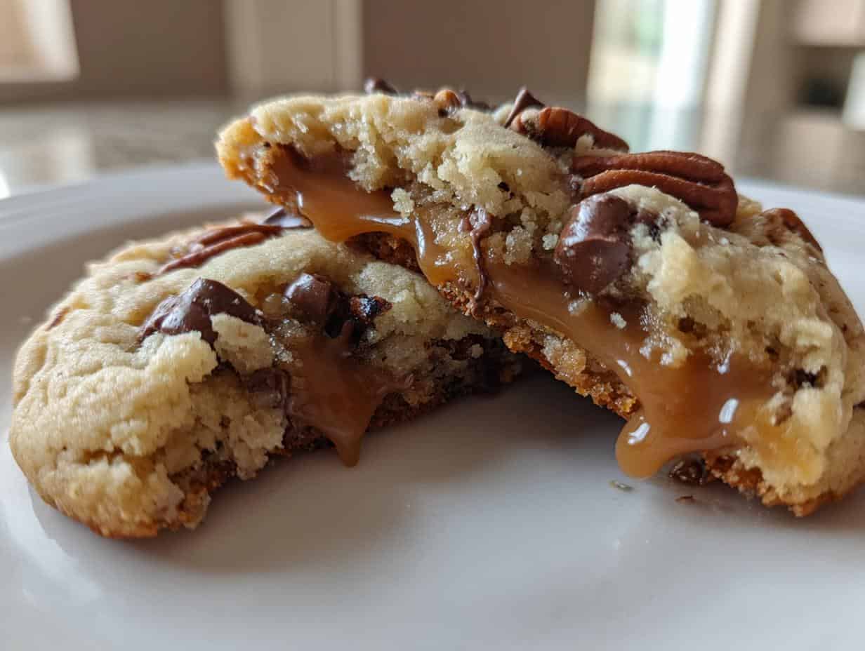Sinfully Delicious Turtle Cookies: 9 Ingredients