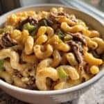 Ultimate Philly Cheesesteak Mac and Cheese