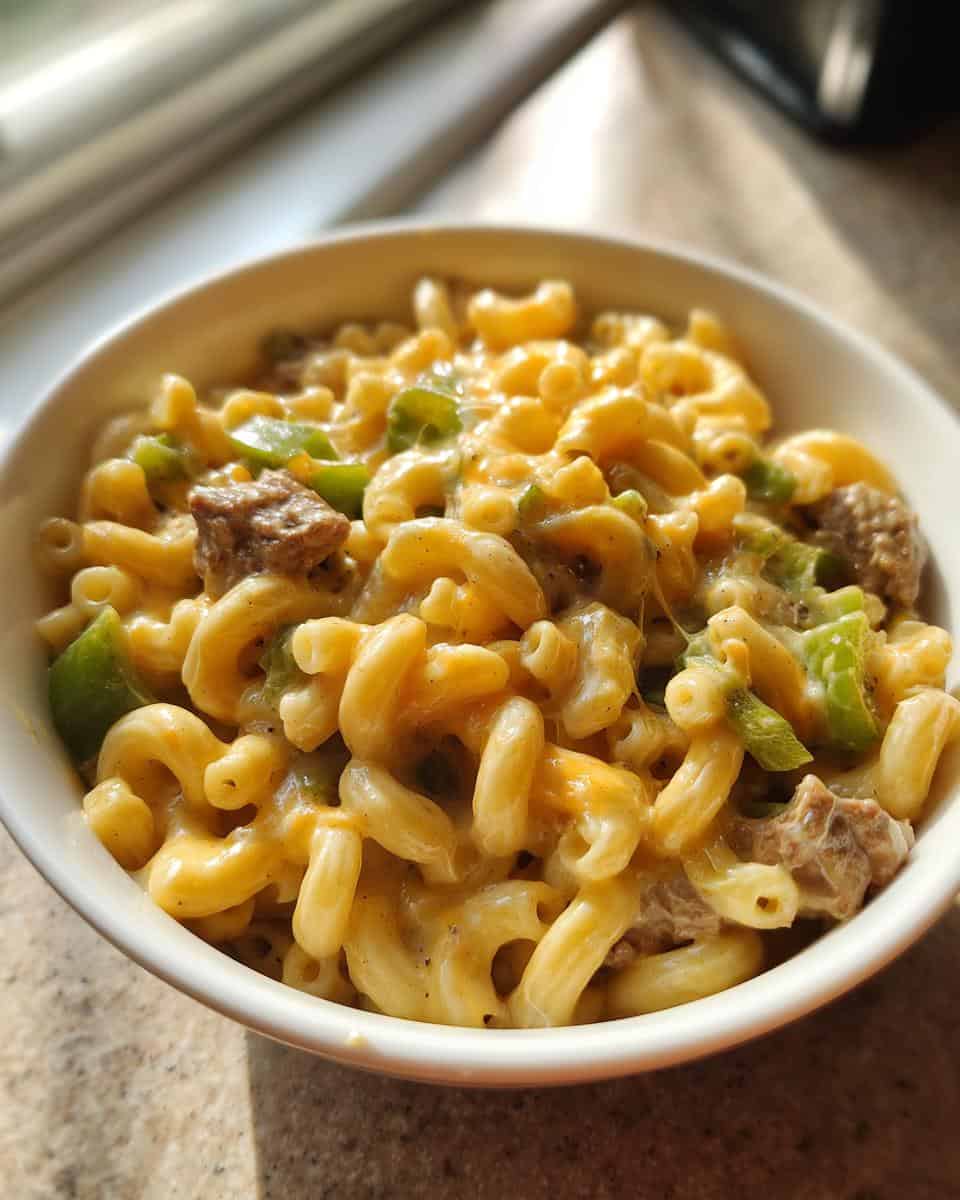 Ultimate Philly Cheesesteak Mac and Cheese - detail 2