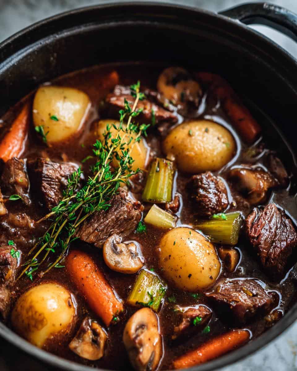 Witch’s Cauldron Beef Stew - detail 2