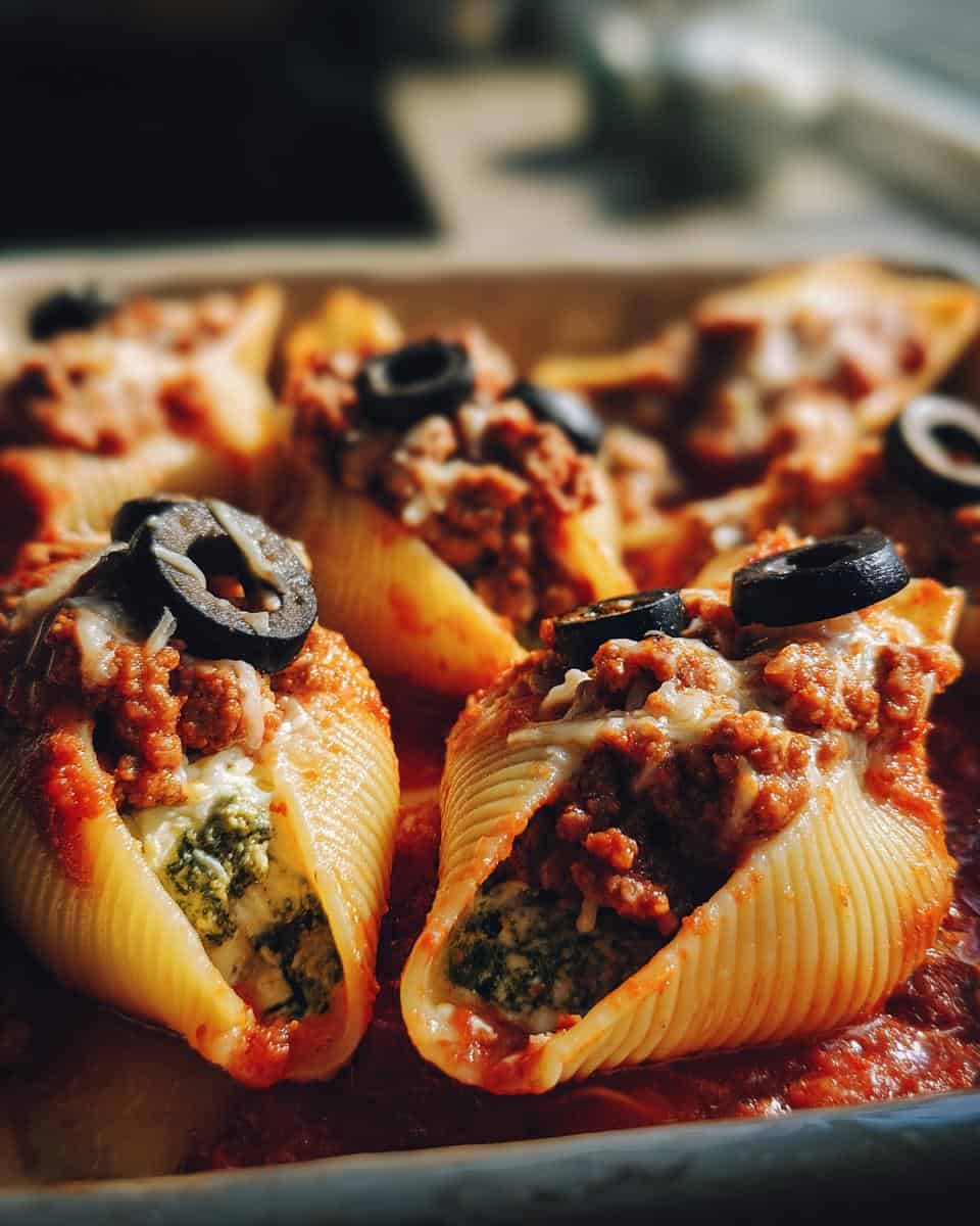 Zombie Guts Stuffed Shells - detail 2