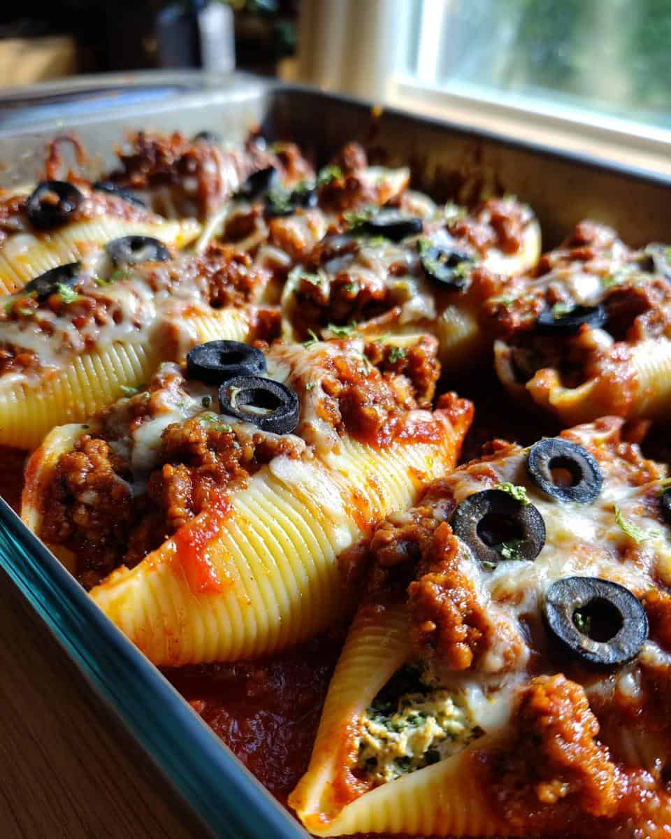 Zombie Guts Stuffed Shells - detail 3