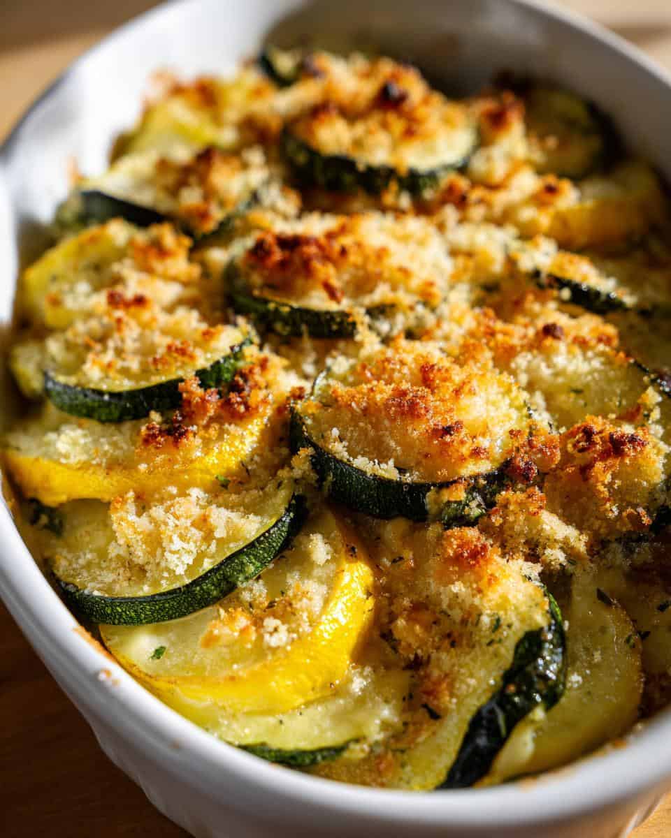 Zucchini Gratin with Yellow Squash Recipe - detail 2