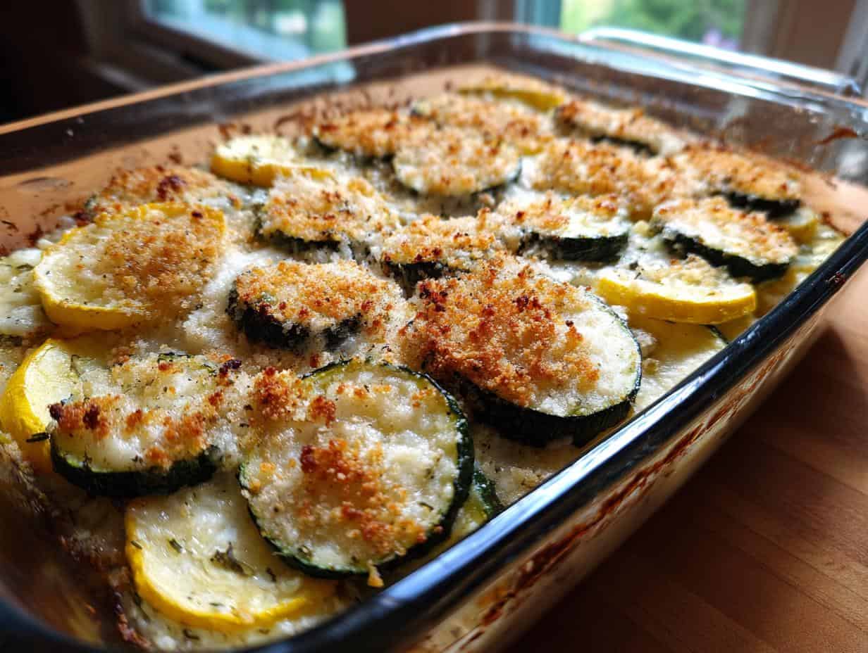Zucchini Gratin with Yellow Squash Recipe