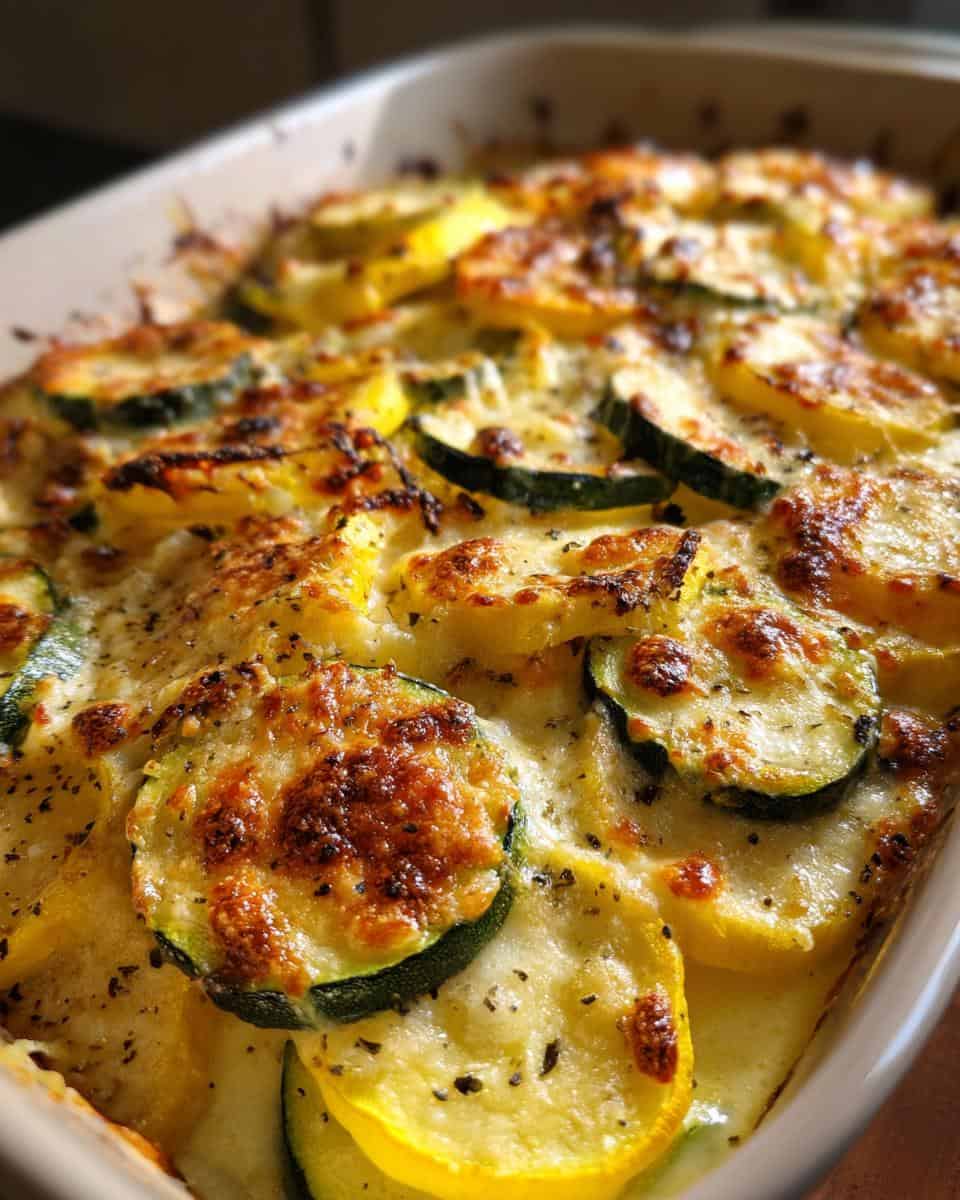 Zucchini Yellow Squash Gratin Recipe - detail 1