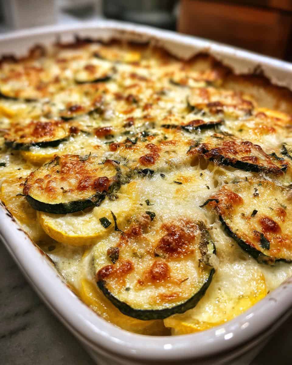 Zucchini Yellow Squash Gratin Recipe - detail 2