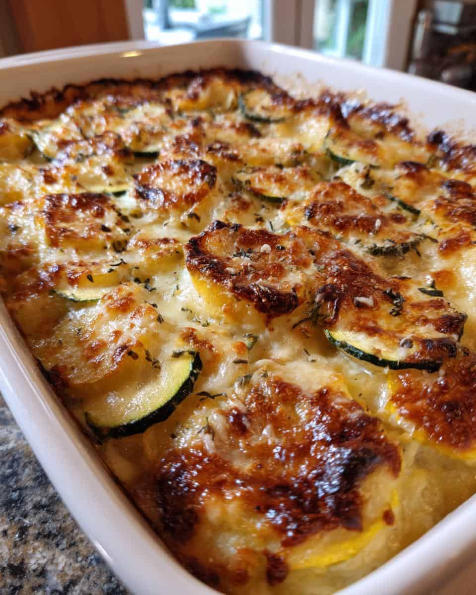 Zucchini Yellow Squash Gratin Recipe - detail 3