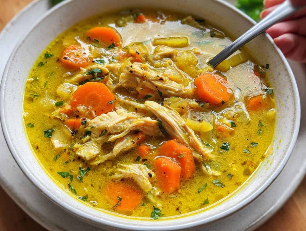 Anti Inflammatory Turmeric Chicken Soup Recipe: Delicious