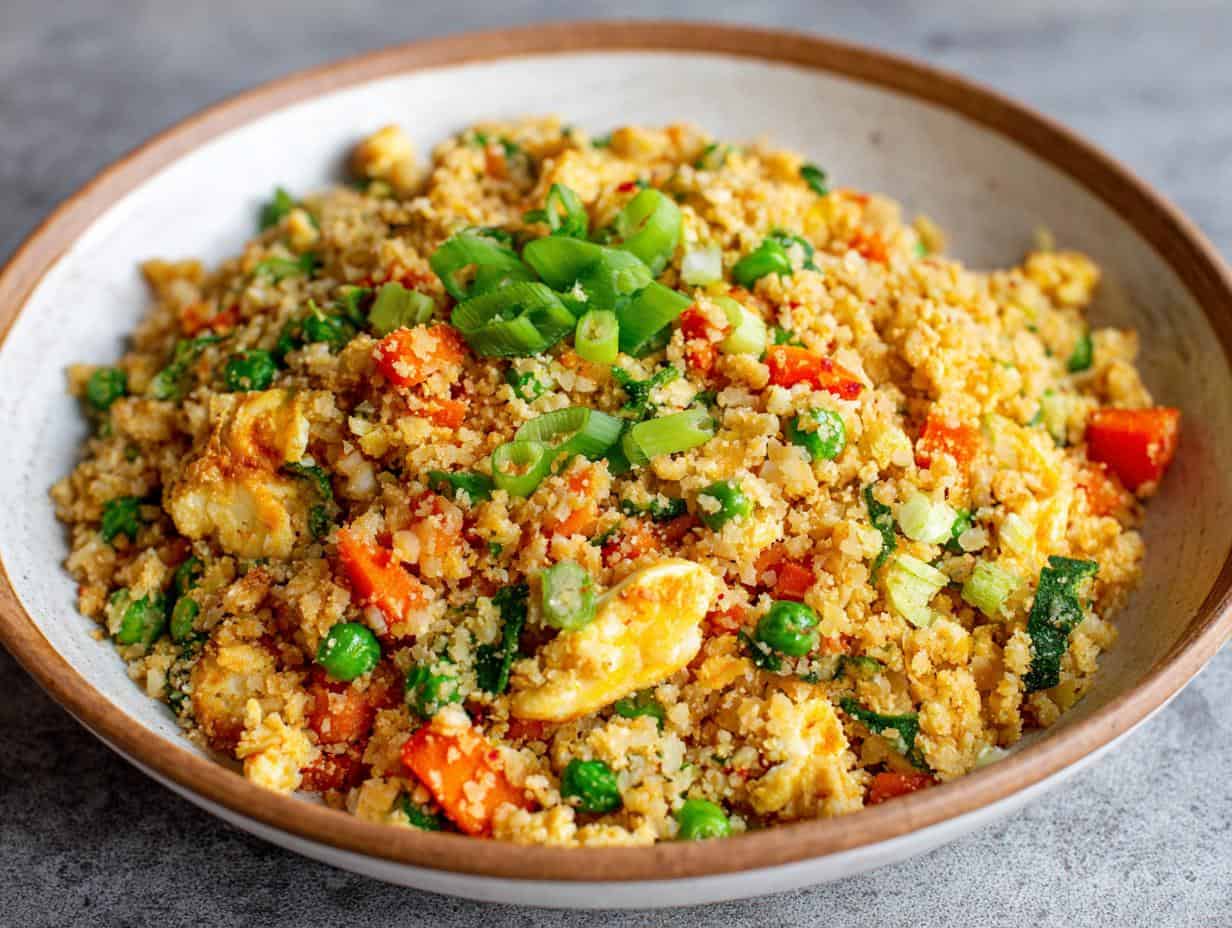 Delicious Keto Cauliflower Fried Rice Recipe
