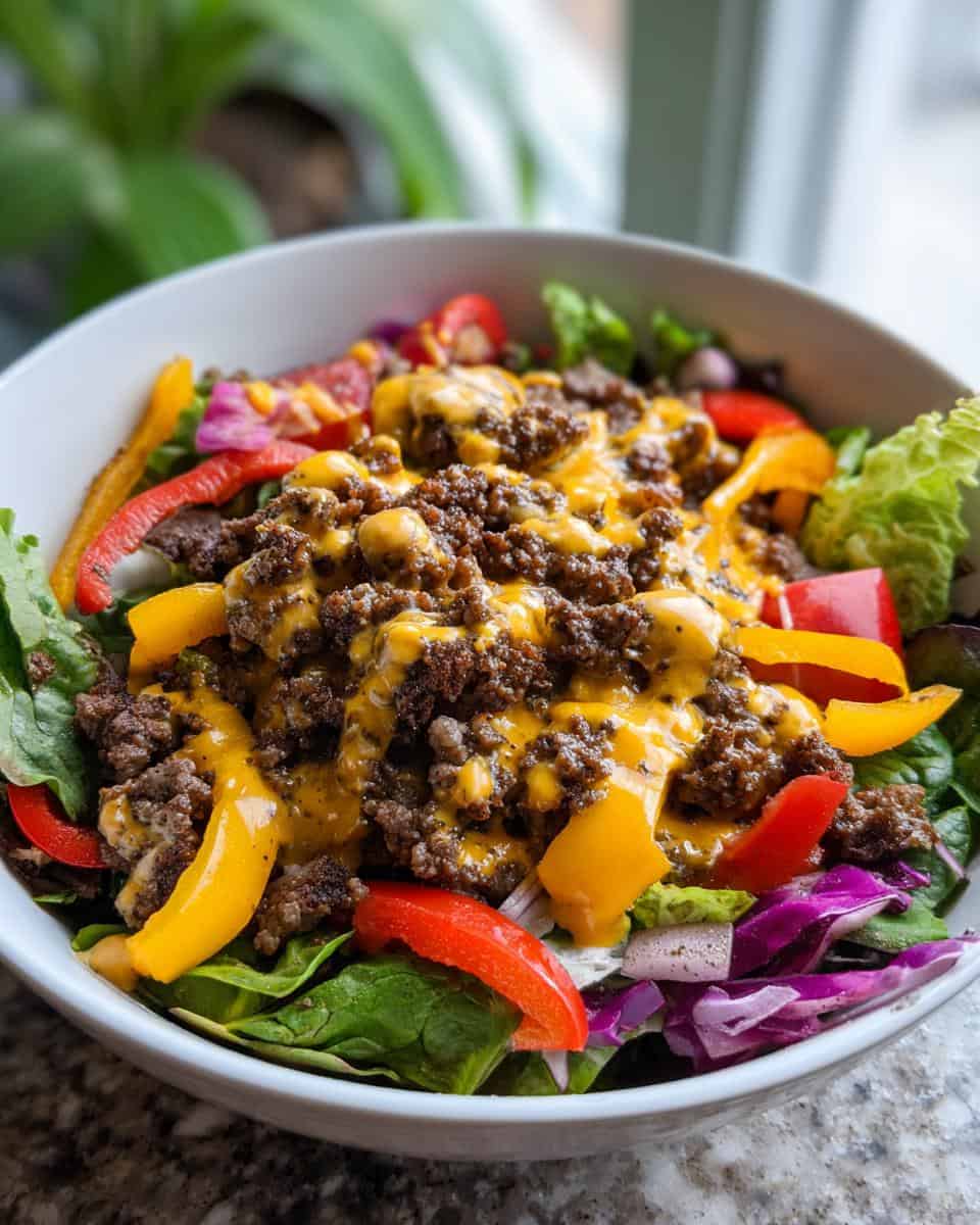 Easy Burger Salad Without Bun - detail 1