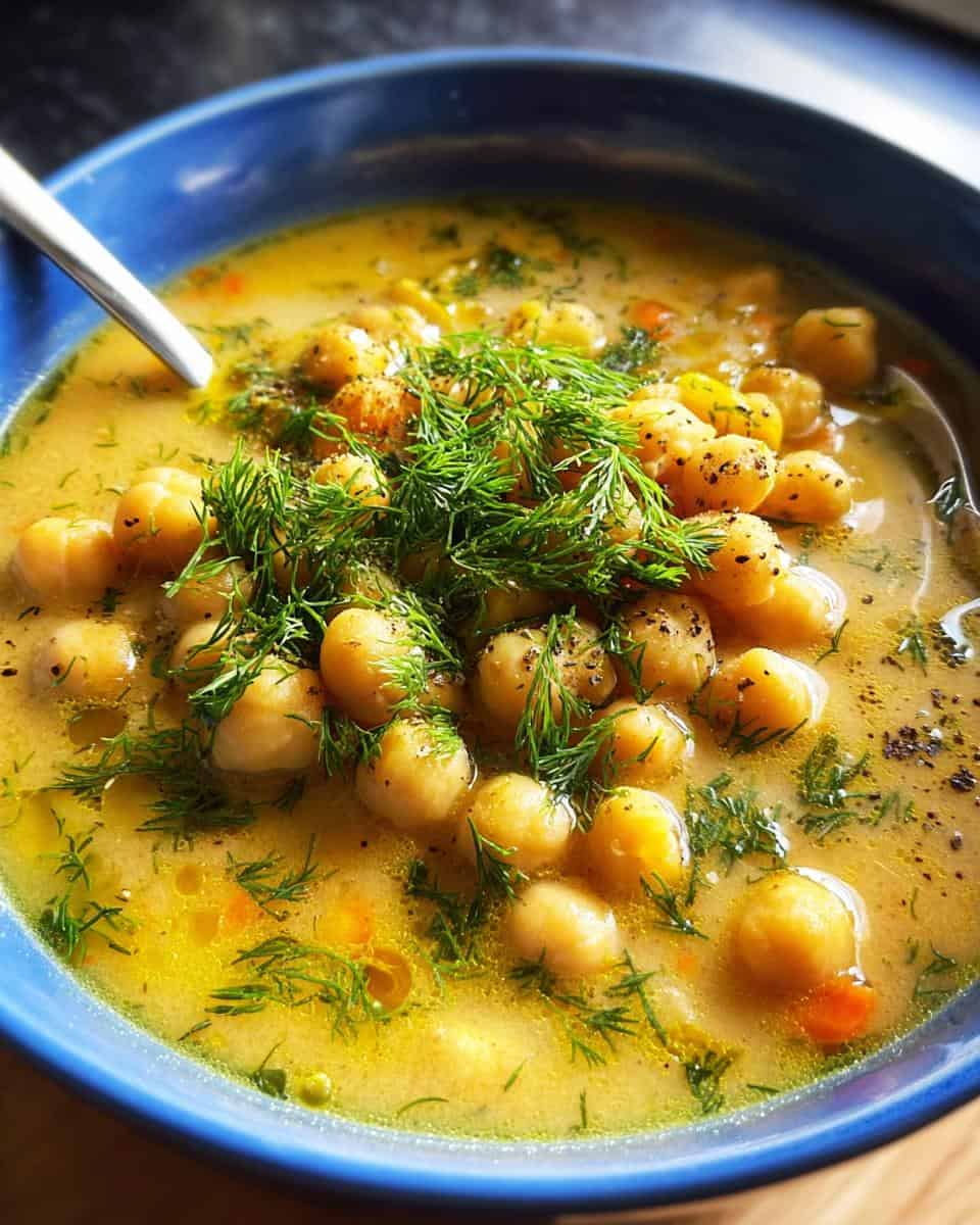 Easy Greek Chickpea Soup Recipe Revithia - detail 1