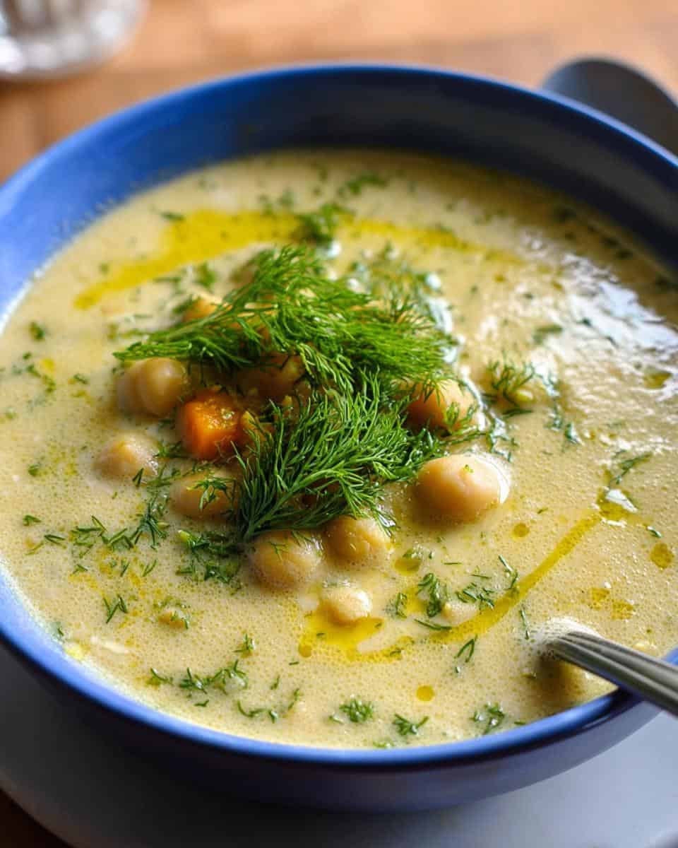 Easy Greek Chickpea Soup Recipe Revithia - detail 2