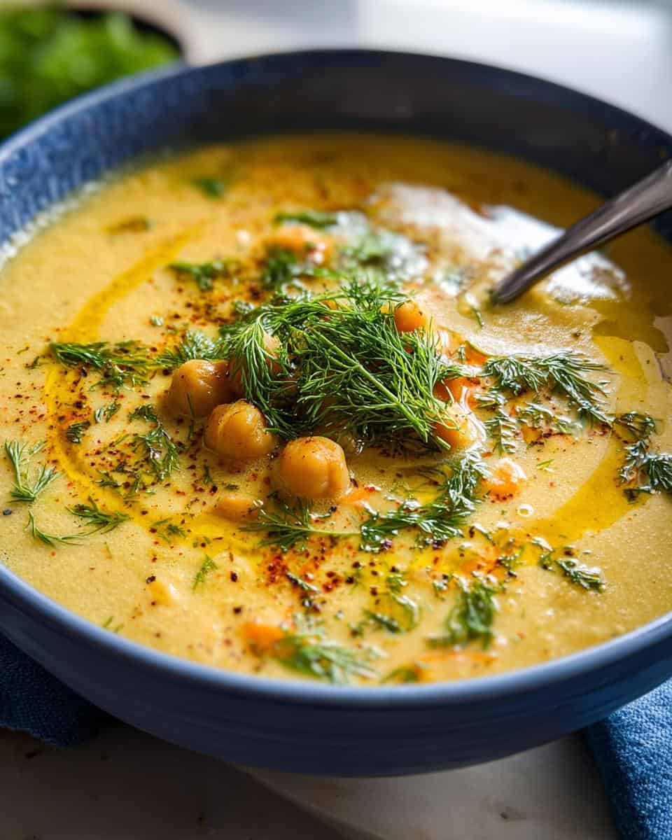 Easy Greek Chickpea Soup Recipe Revithia - detail 3
