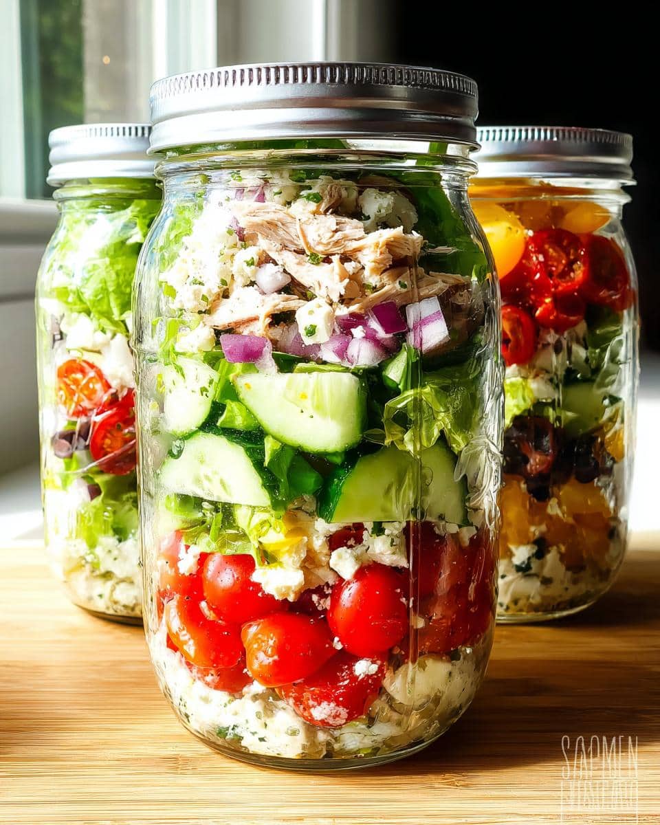 Easy Mason Jar Salad Recipes - detail 1