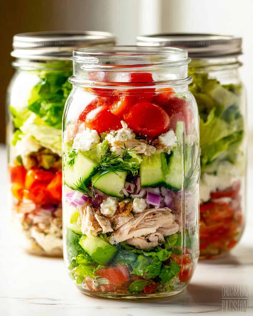 Easy Mason Jar Salad Recipes - detail 3