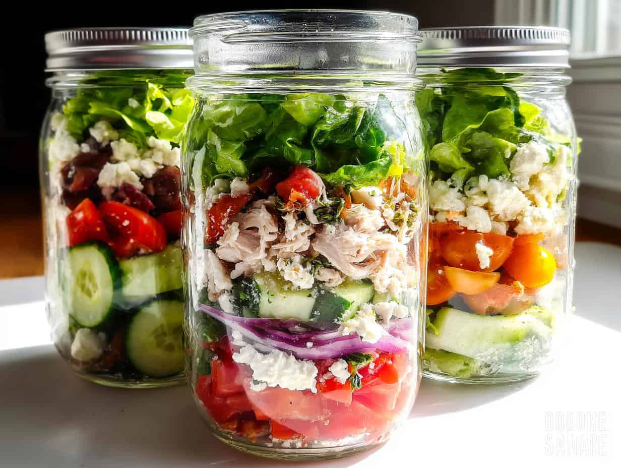 Easy Mason Jar Salad Recipes