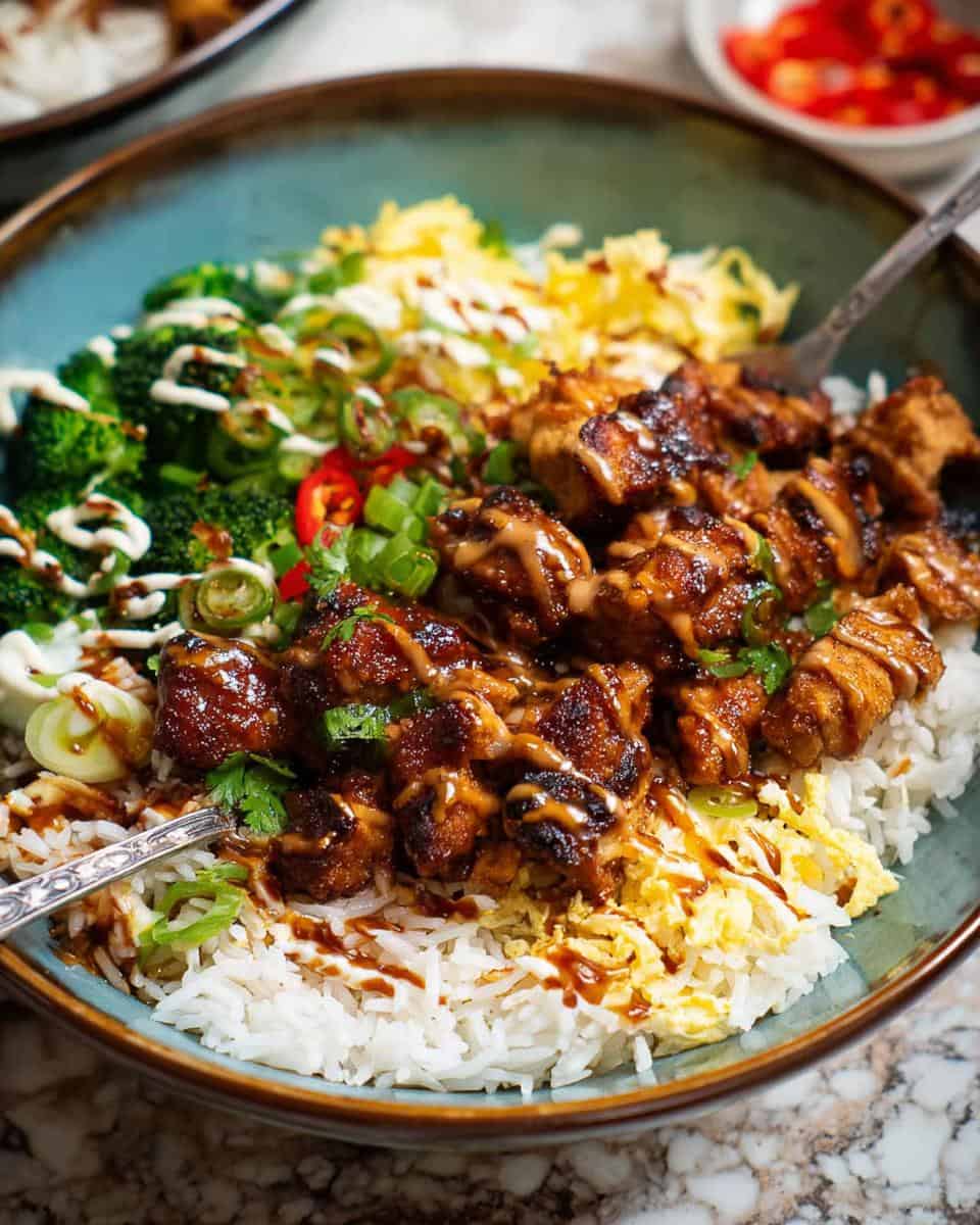 Easy Sticky Chicken Rice Bowls Recipe - detail 1