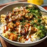 Easy Sticky Chicken Rice Bowls Recipe