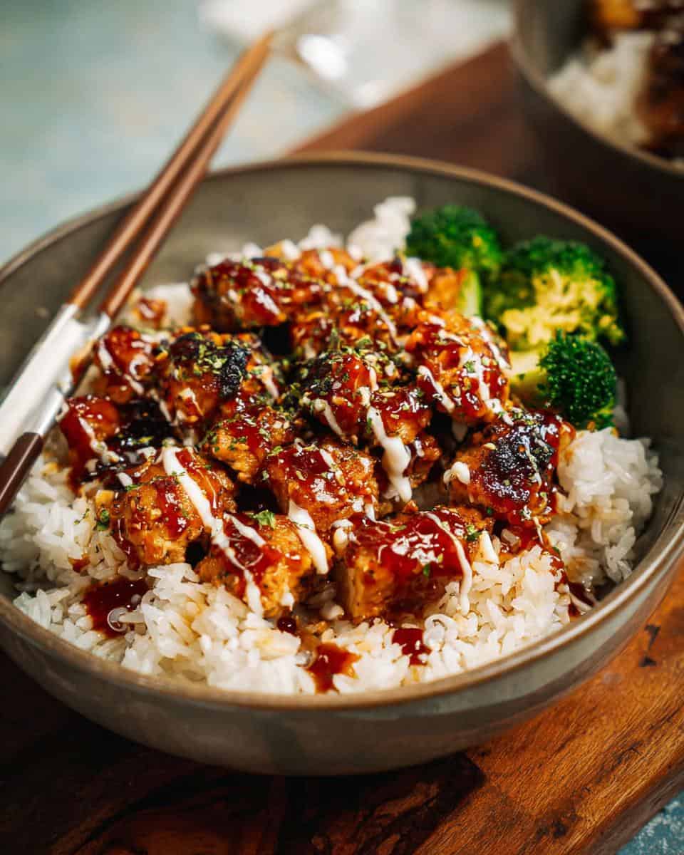 Easy Sticky Chicken Rice Bowls Recipe - detail 2