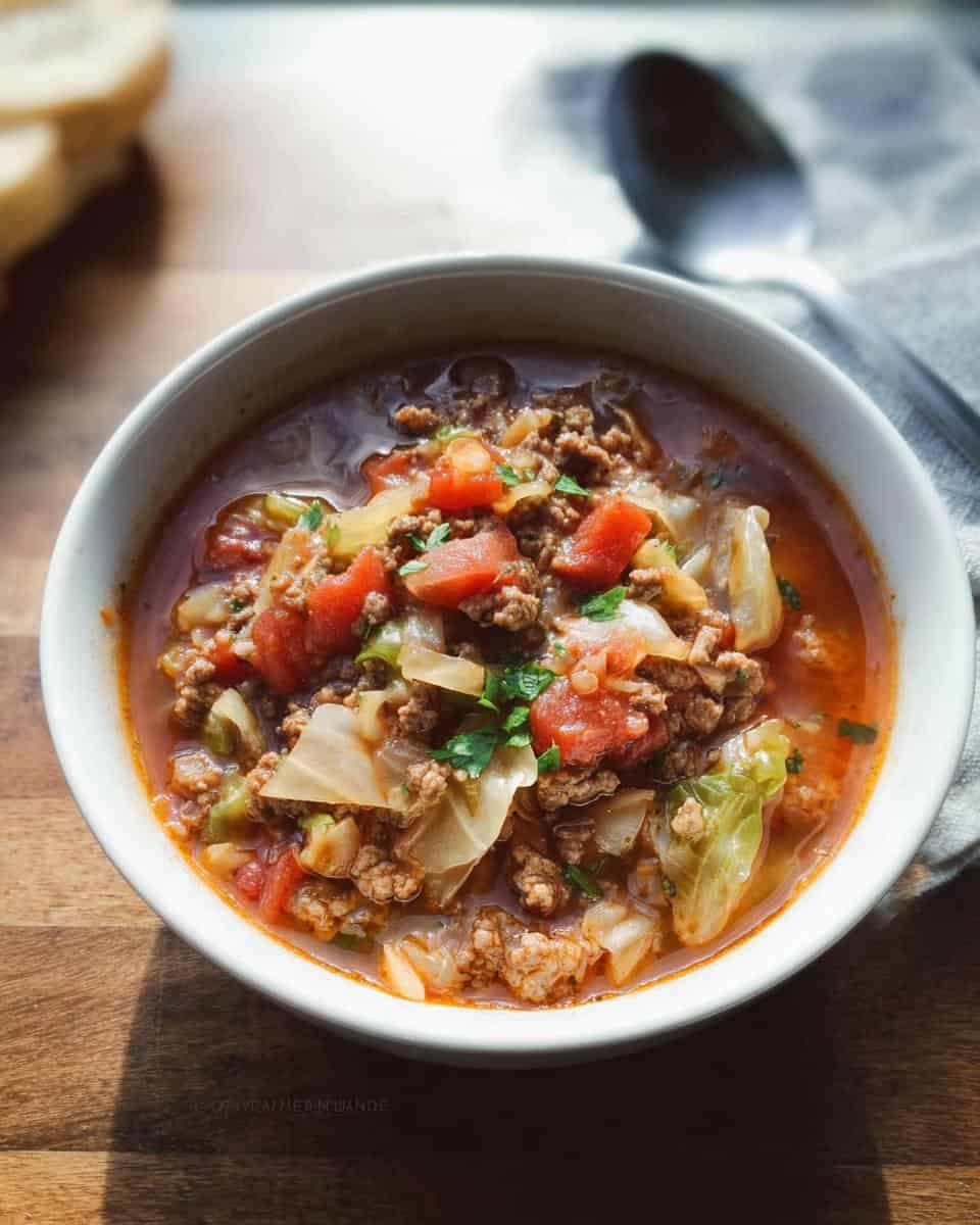 Easy beef cabbage soup recipe - detail 1