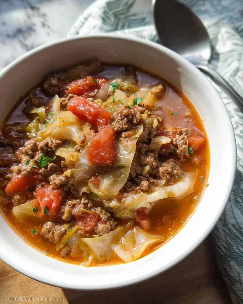 Easy beef cabbage soup recipe - detail 3