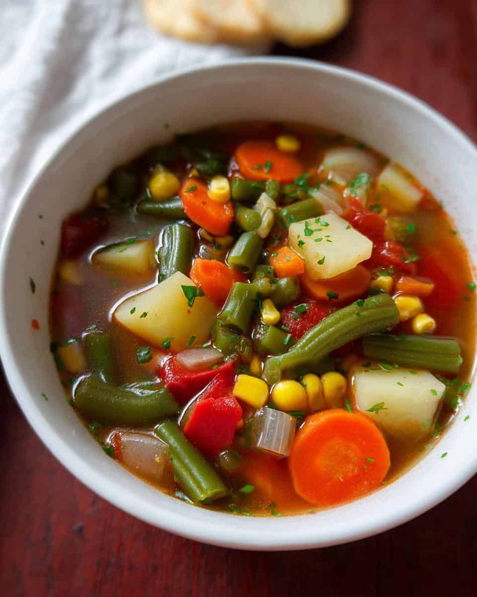 Easy homemade vegetable soup recipe - detail 1