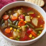 Easy homemade vegetable soup recipe