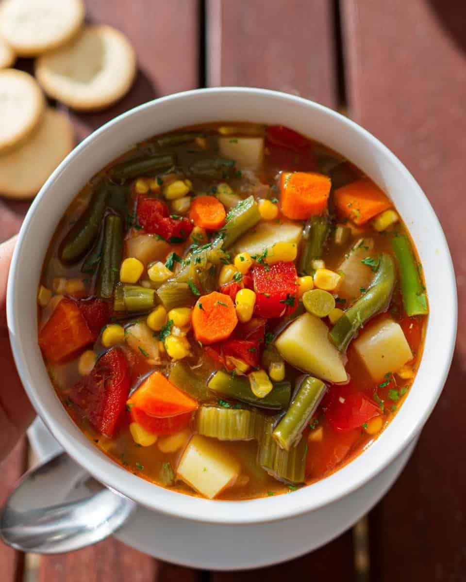 Easy homemade vegetable soup recipe - detail 2