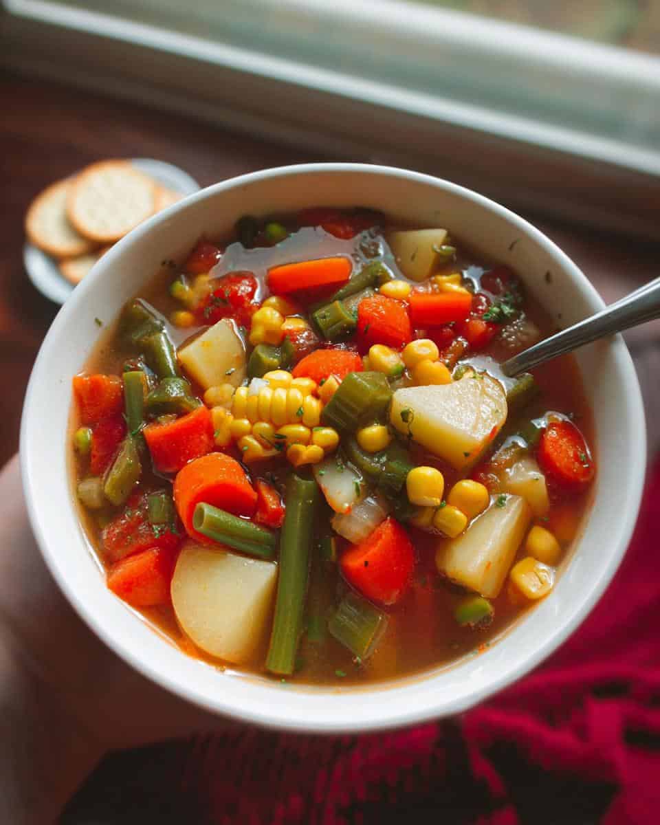 Easy homemade vegetable soup recipe - detail 3