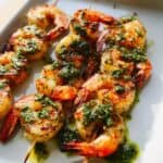 Grilled Shrimp Skewers with Chimichurri