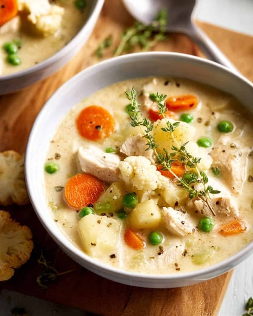 Healthy Chicken Pot Pie Soup - detail 1