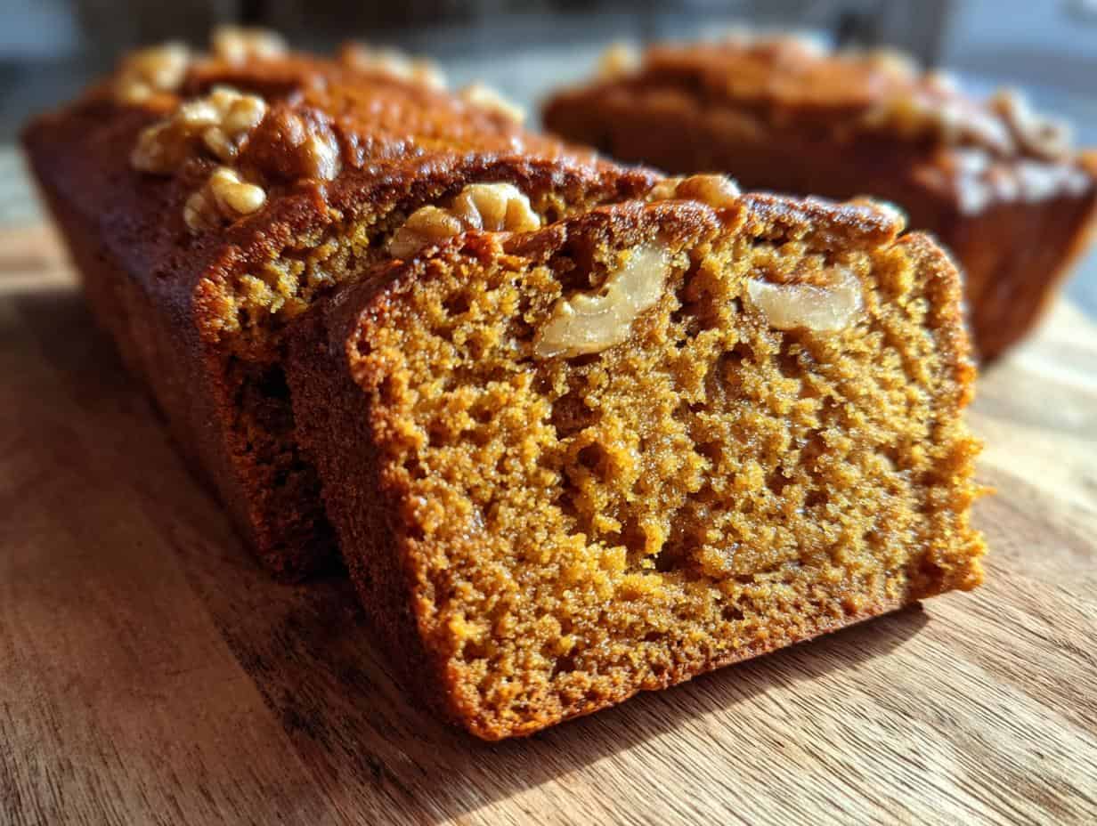 Homemade Pumpkin Spice Loaf