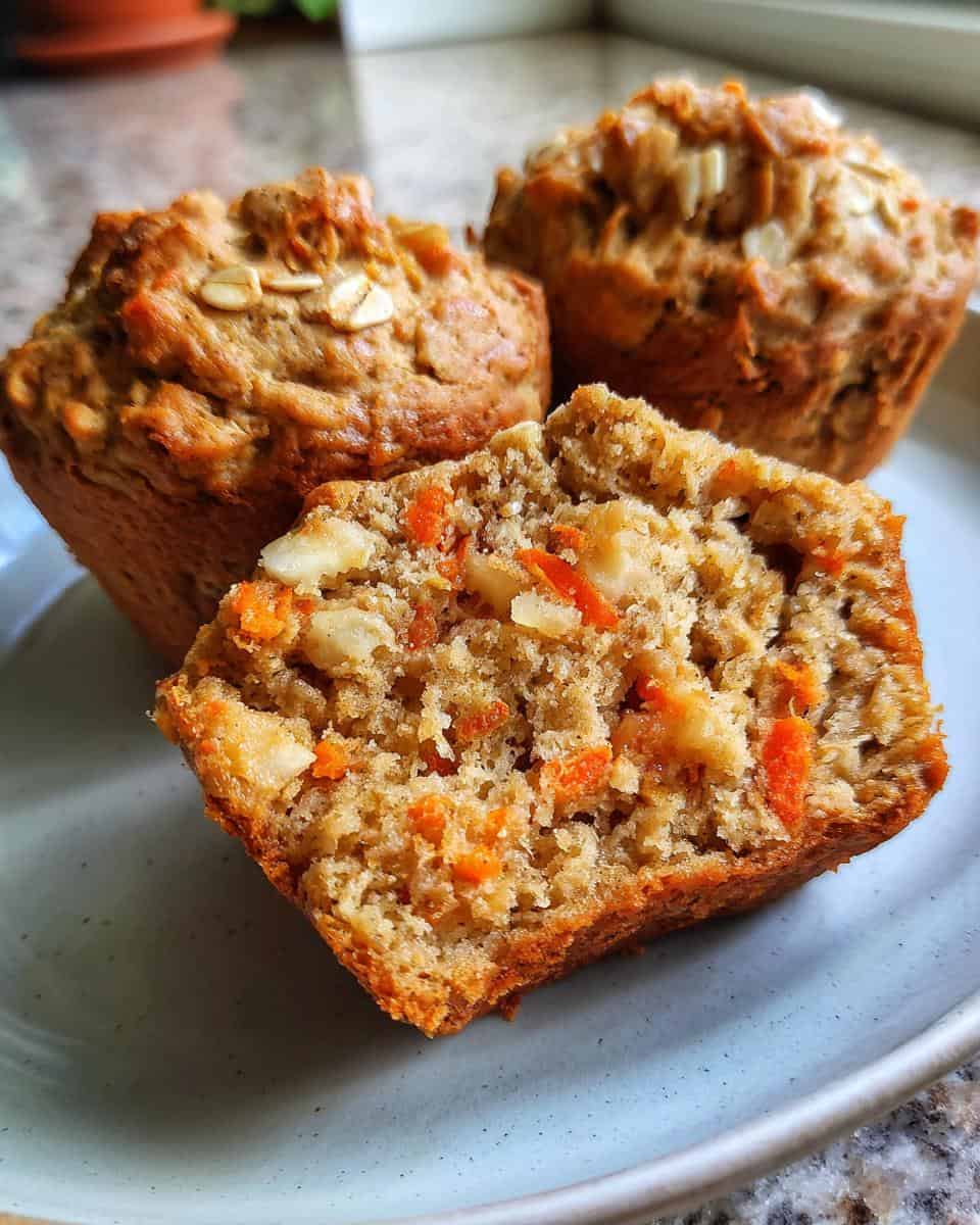 Kid-Friendly Apple Carrot Oatmeal Muffins - detail 1