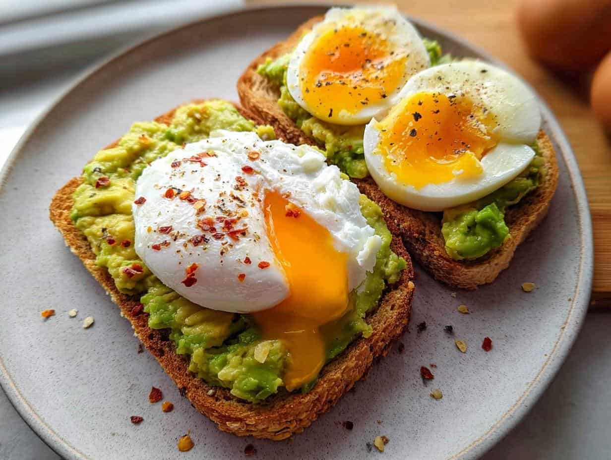 Delicious Avocado Toast with Egg in Just 5 Minutes