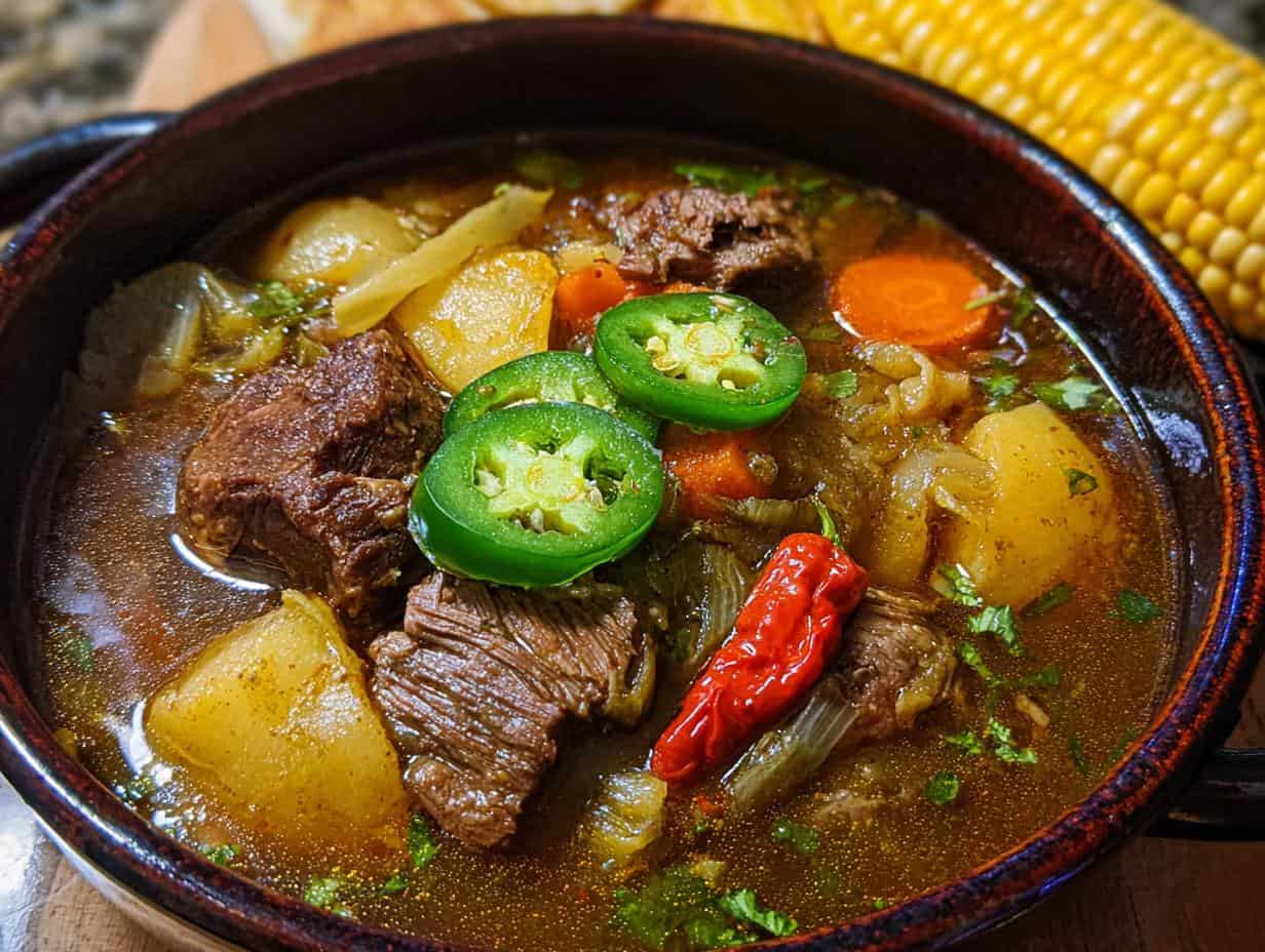 Delicious Caldo de Res Mexican Beef Soup Recipe
