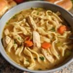Chicken Noodle Soup with Egg Noodles Recipe