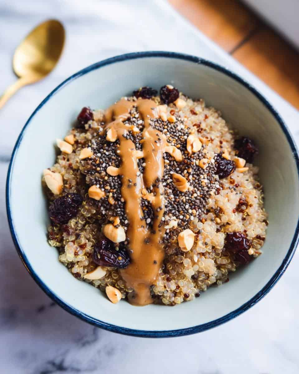 Cinnamon Quinoa Breakfast Bowl - detail 1