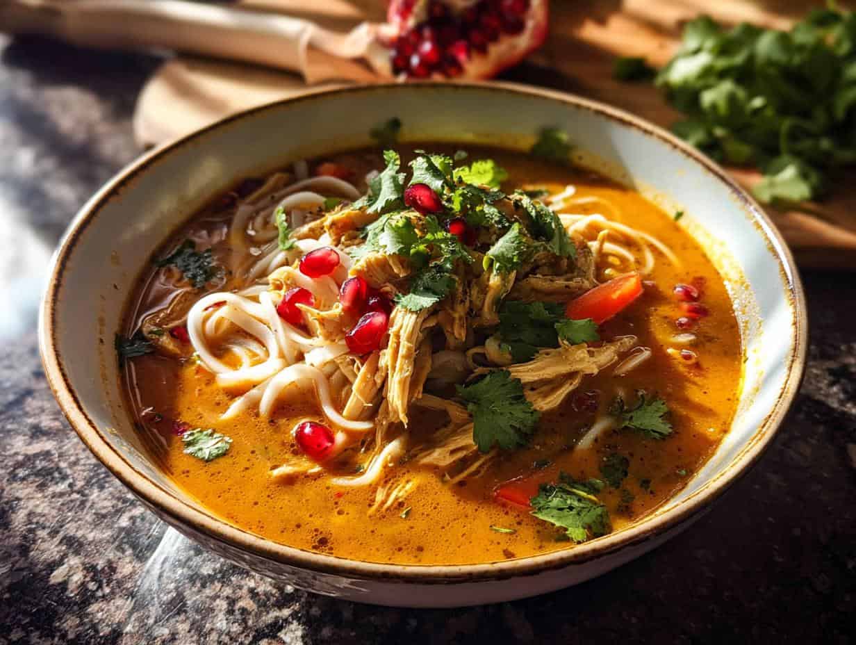 Creamy Thai Red Curry Chicken Noodle Soup: 40-Minute Bliss