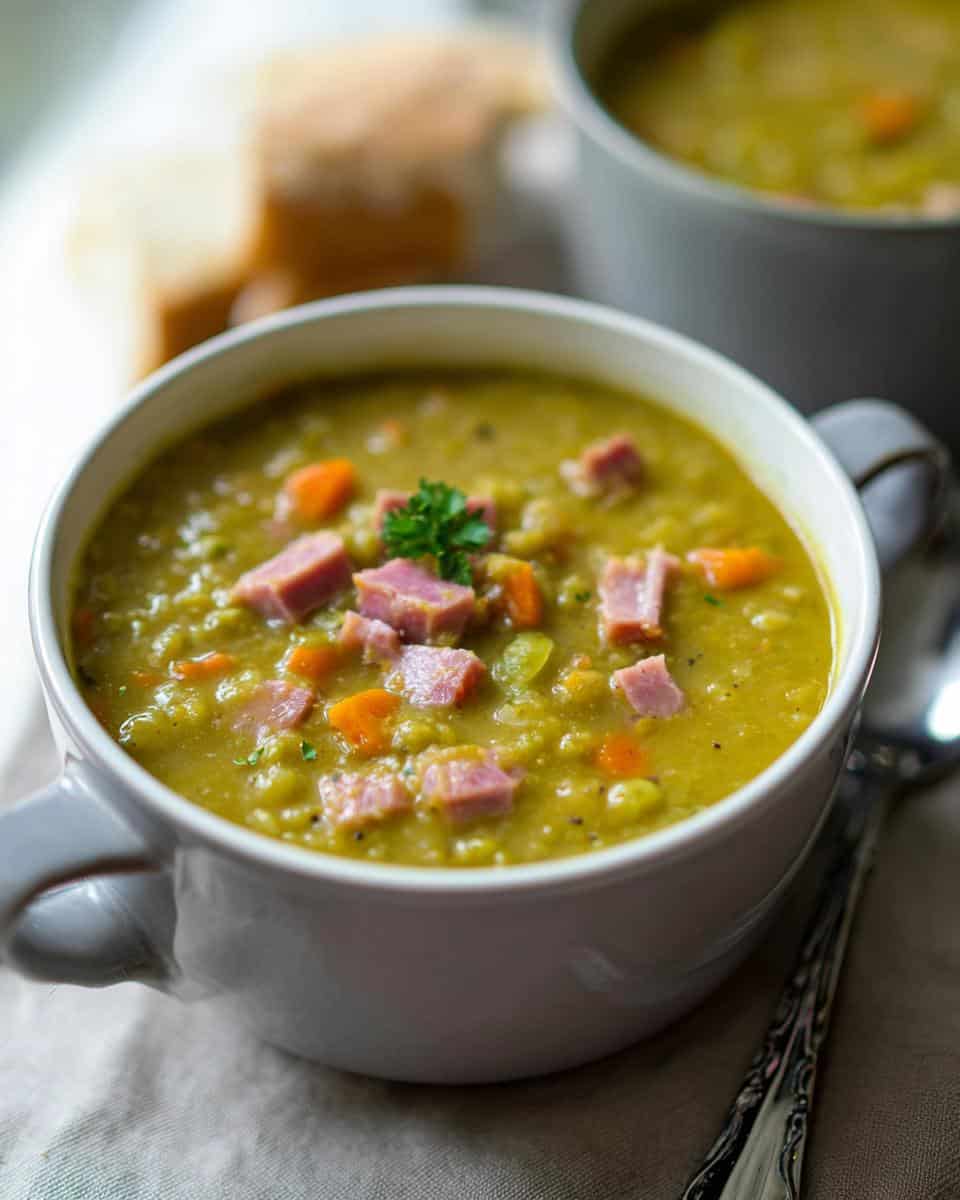 Easy Split Pea Soup with Ham - detail 1