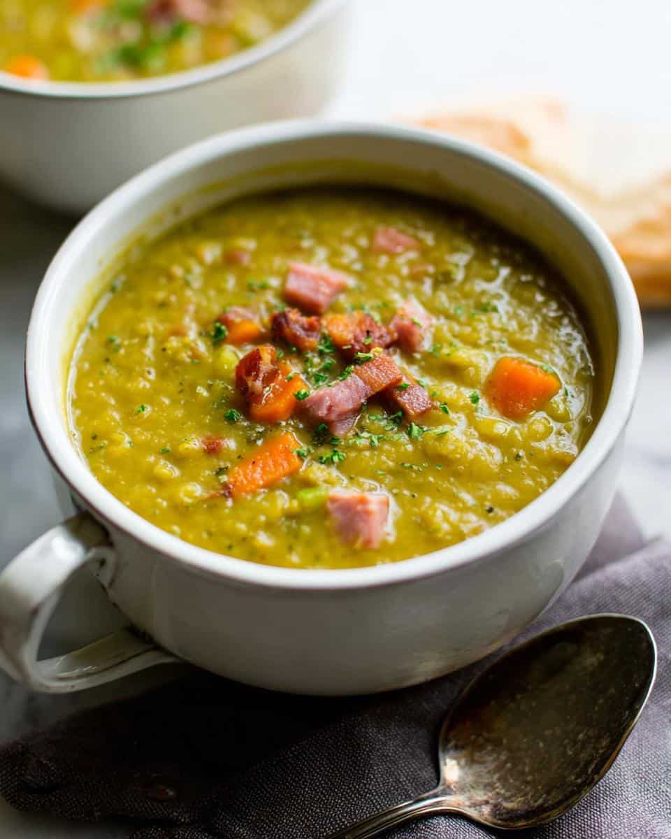 Easy Split Pea Soup with Ham - detail 2