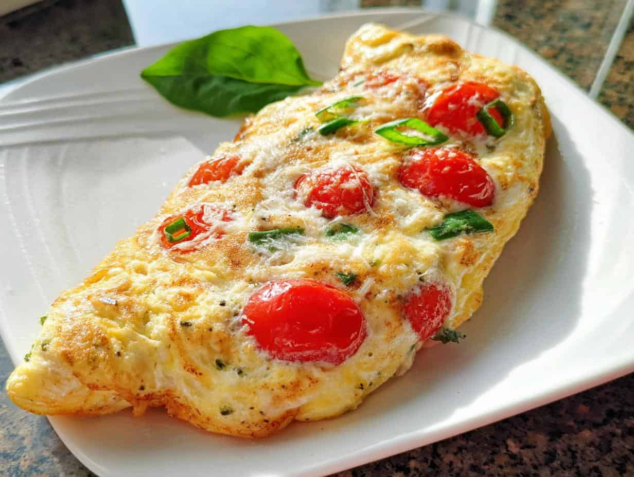 Fail-Proof Fluffy Egg White Omelette in Just 8 Minutes