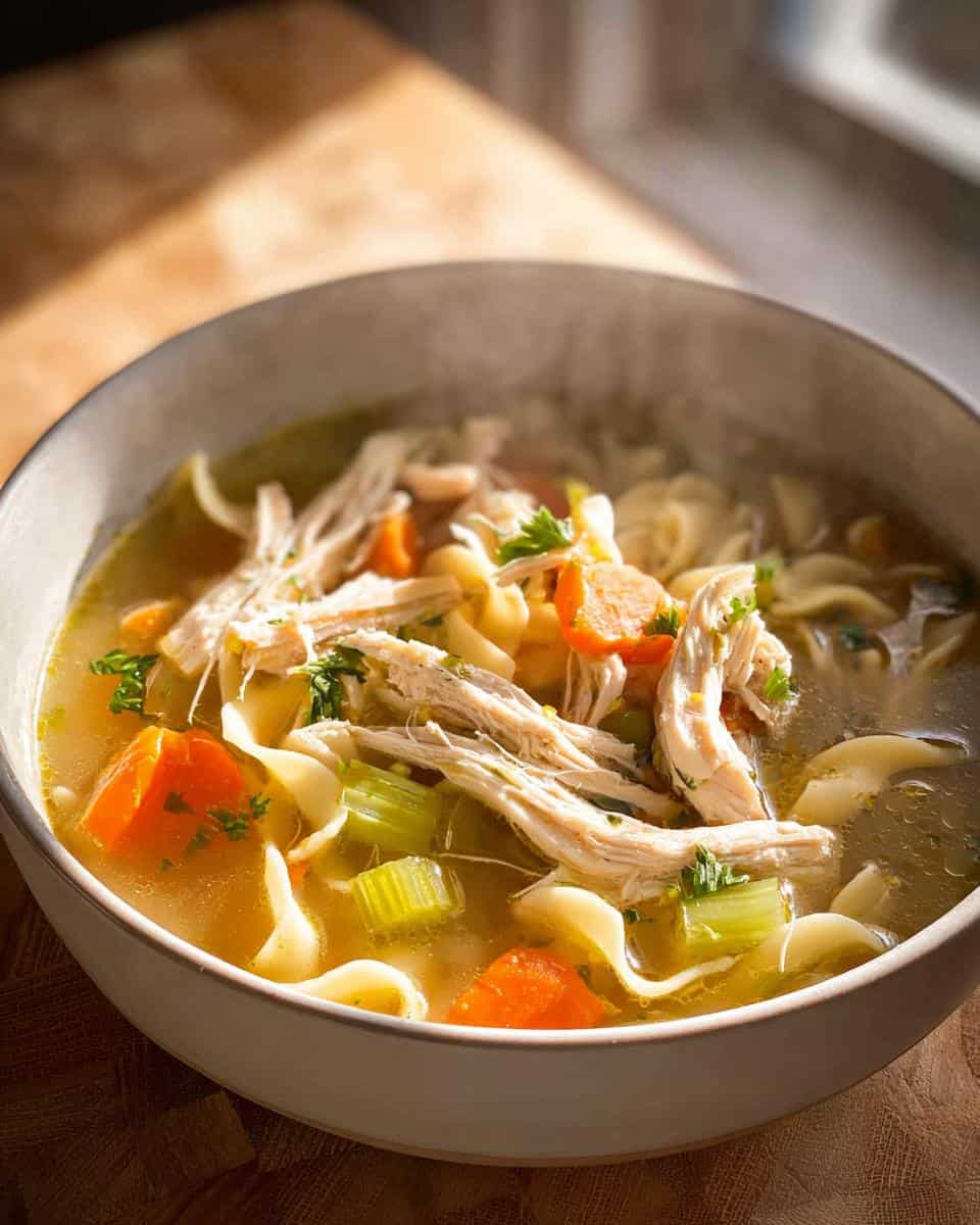 Homemade Chicken Noodle Soup from Scratch - detail 1