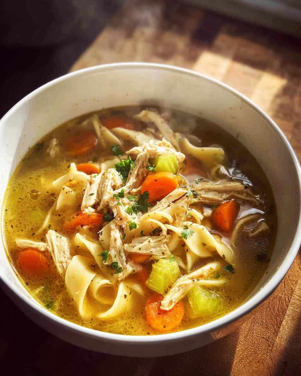 Homemade Chicken Noodle Soup from Scratch - detail 2