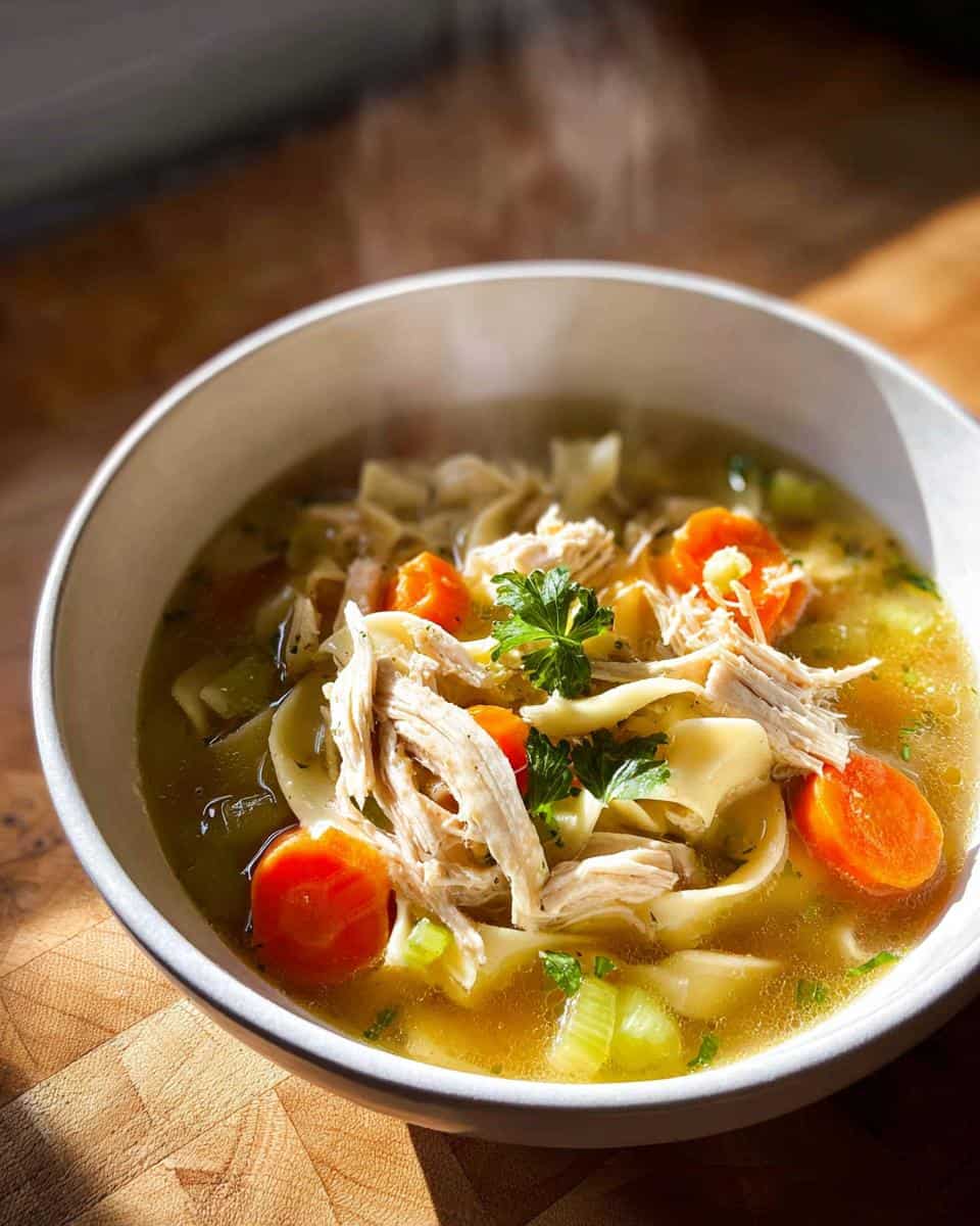 Homemade Chicken Noodle Soup from Scratch - detail 3
