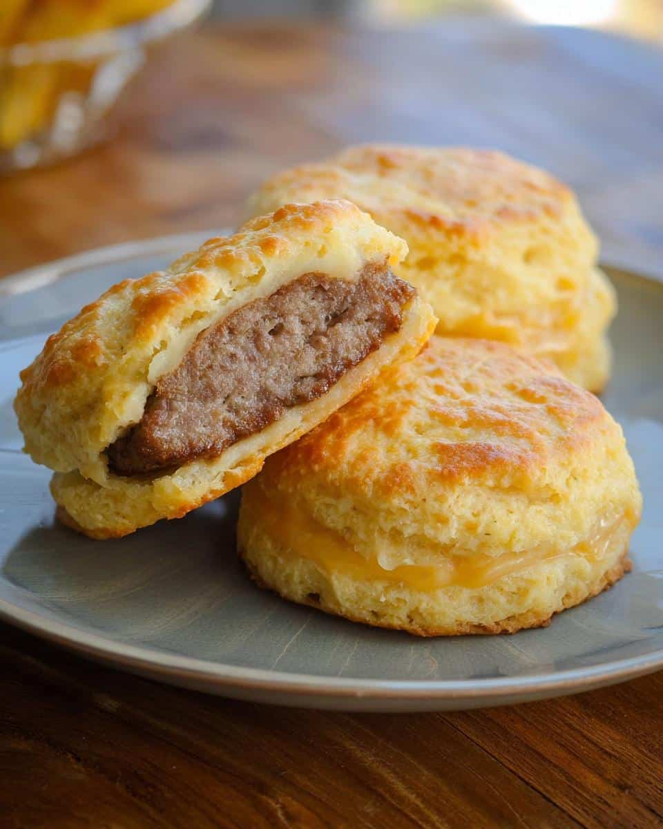 Keto Sausage and Biscuits - detail 1