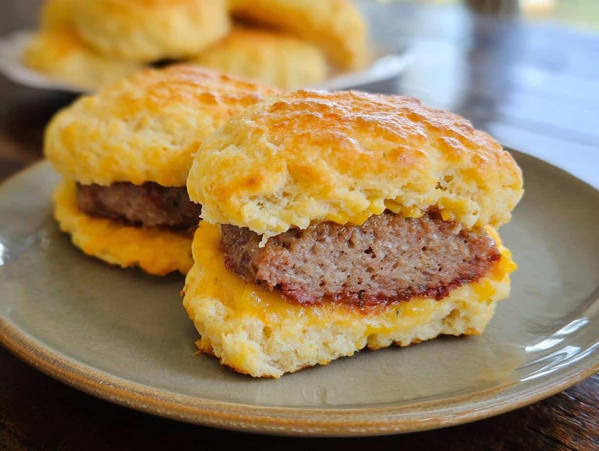 Amazing Keto Sausage and Biscuits Recipe in Only 30
